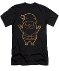 1 Santa Claus Lineart Manuel Schmucker T-Shirt