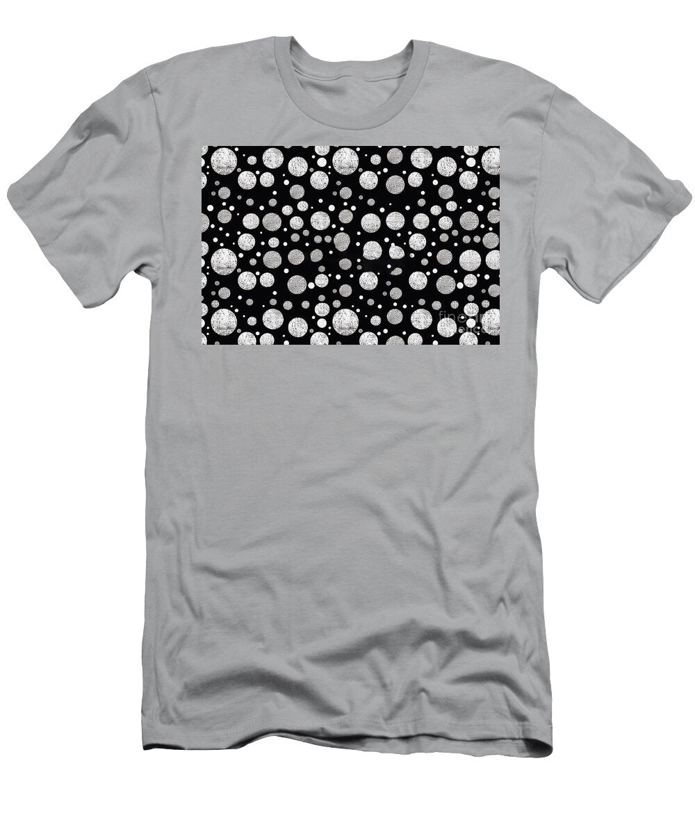 1 Seamless Polka Dot Hand Drawn Pattern Tileable Hipster Pen and Ink Fine Line Freehand Doodle Polkadots Background Texture for Wallpaper Wrapping or Scrapbook Paper Fabric or Textile Surface Design N Akkash T-Shirt