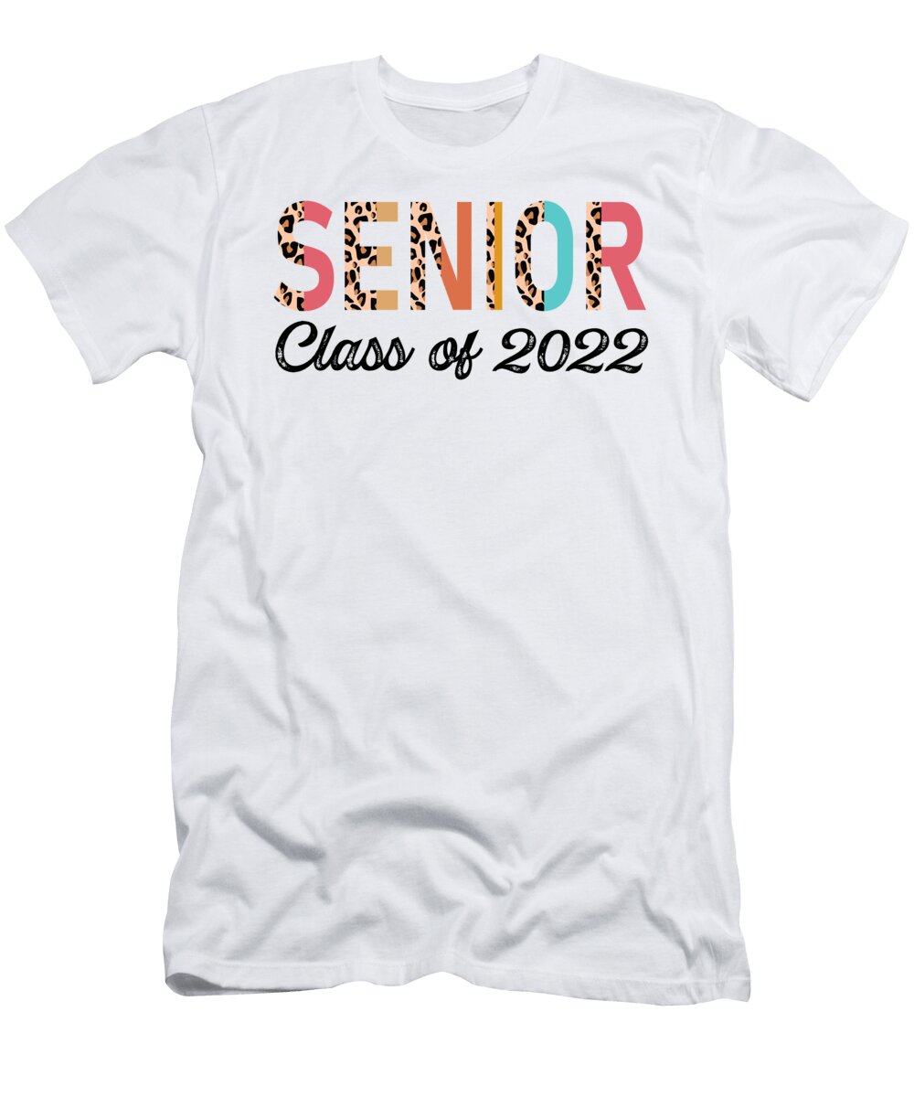 1 Senior Class of 2022 Leopard Seniors 23 Graduation Grad Jensen Cena T-Shirt