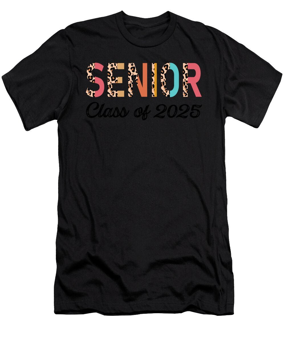 1 Senior Class of 2025 Leopard Seniors 23 Graduation Grad Jensen Cena T-Shirt