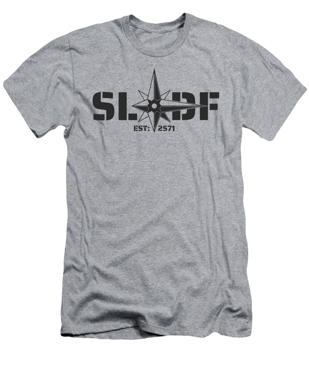 1 Star League Defence Force Sldf P Stencil Sibainu T-Shirt