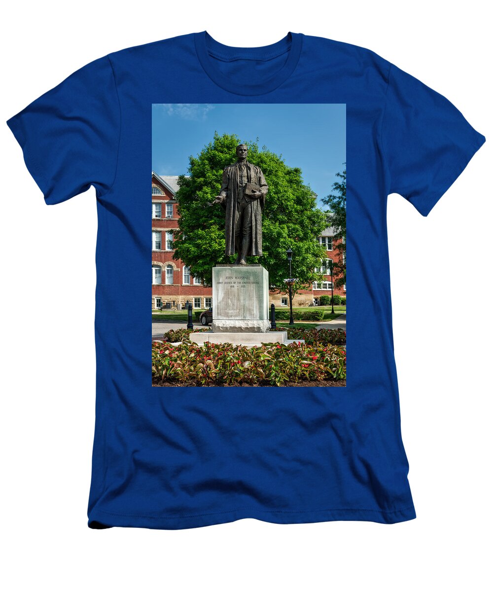 1 Statue of Chief Justice John Marshall Mountain Dreams T-Shirt