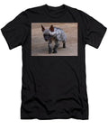 1 Striped Hyena Cub on Dirt Path Brittney Powers T-Shirt