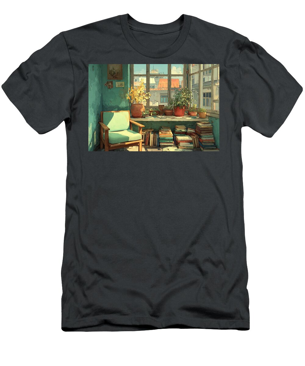 1 Sunlit Cozy Reading Nook Sasa Sun T-Shirt