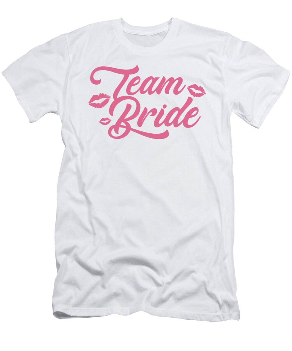 1 Team Bride Wedding Day Bridal Shower Bridesmaid Florian Dold Art T-Shirt