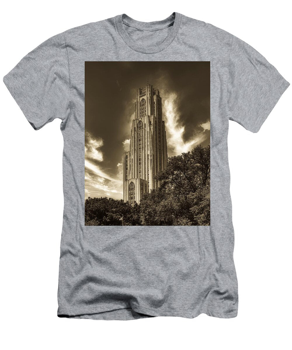 1 the Cathedral of Learning University of Pittsburgh Library of Congress T-Shirt