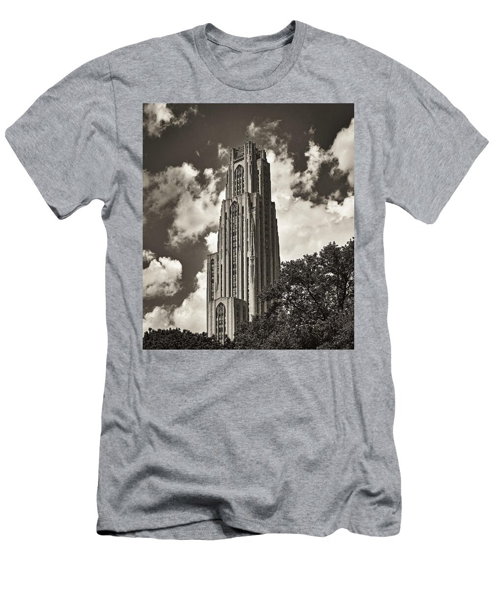 1 the Cathedral of Learning University of Pittsburgh Mountain Dreams T-Shirt