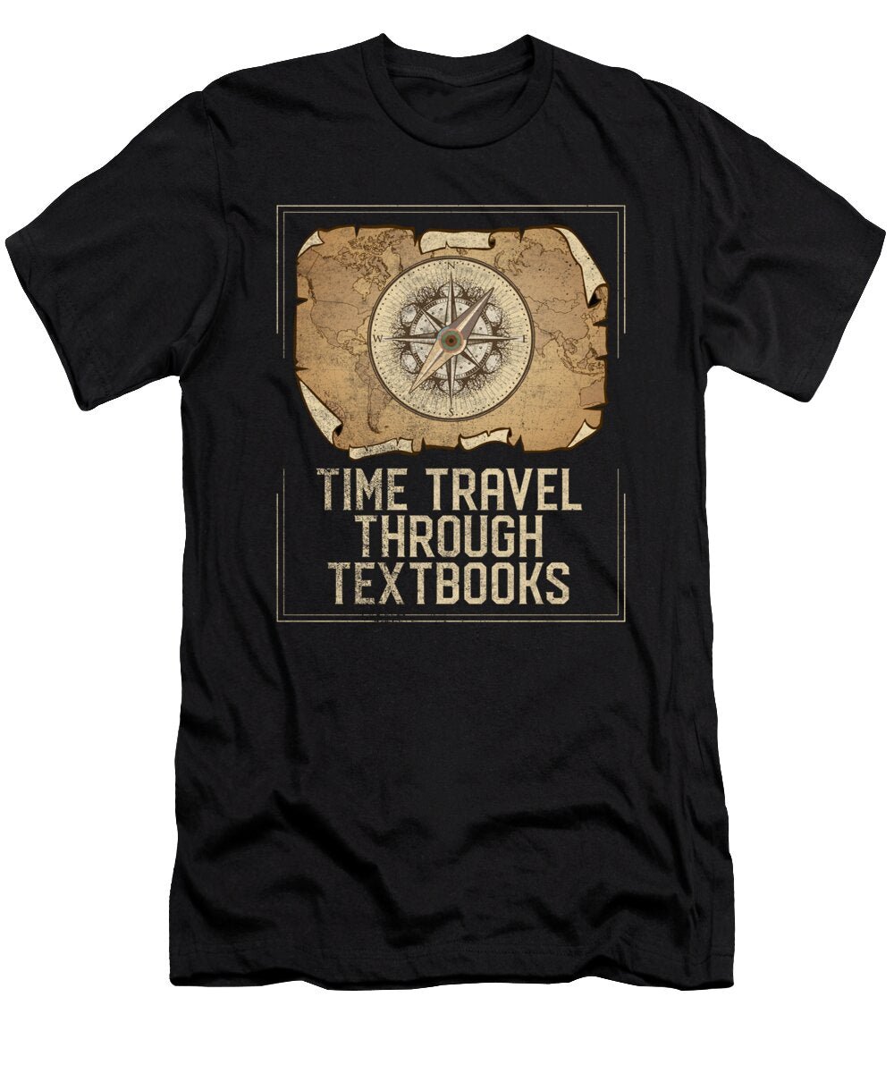 1 Vintage Ap History Teacher Time Travel Through Textbooks Maximus Designs T-Shirt