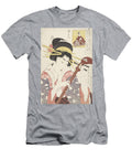 1 Vrouw Met Shamisen Kikukawa Eizan T-Shirt