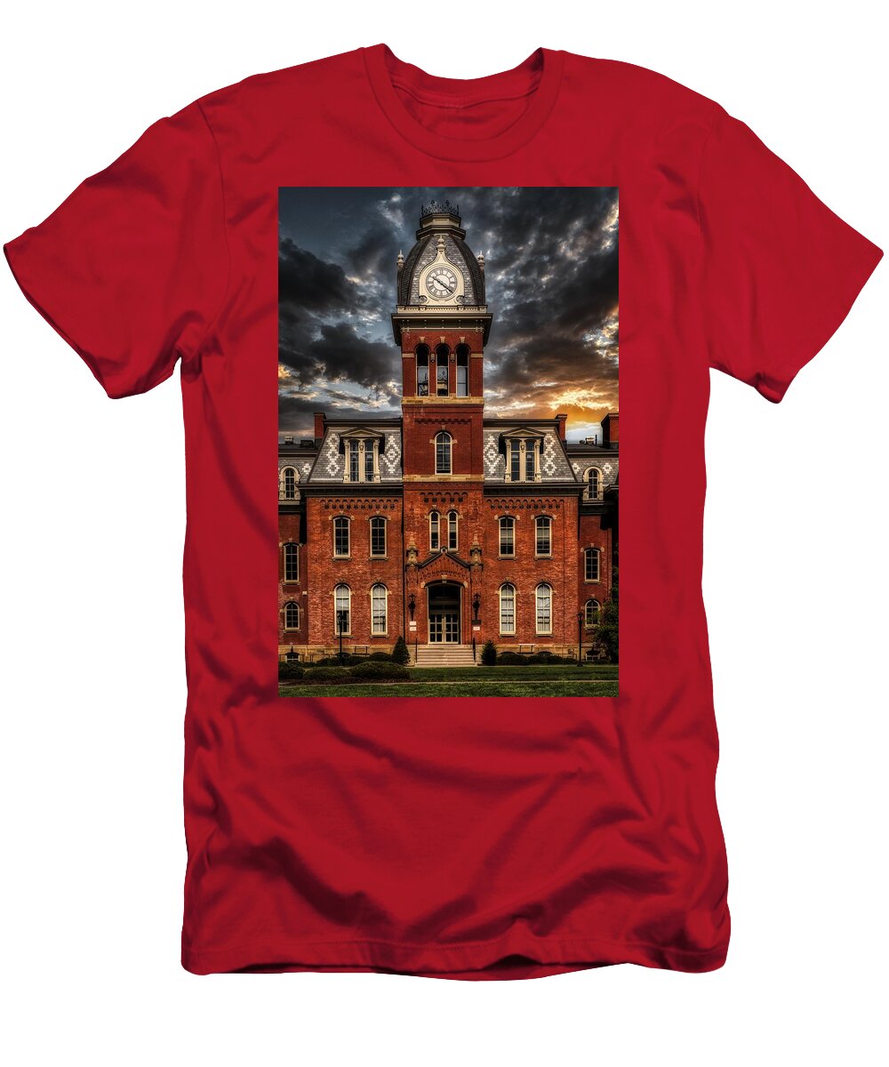 1 Woodburn Hall West Virginia University Mountain Dreams T-Shirt