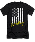 1 Wrestling American Flag Motive for a Wrestler or Fighter Tom Schiesswald T-Shirt