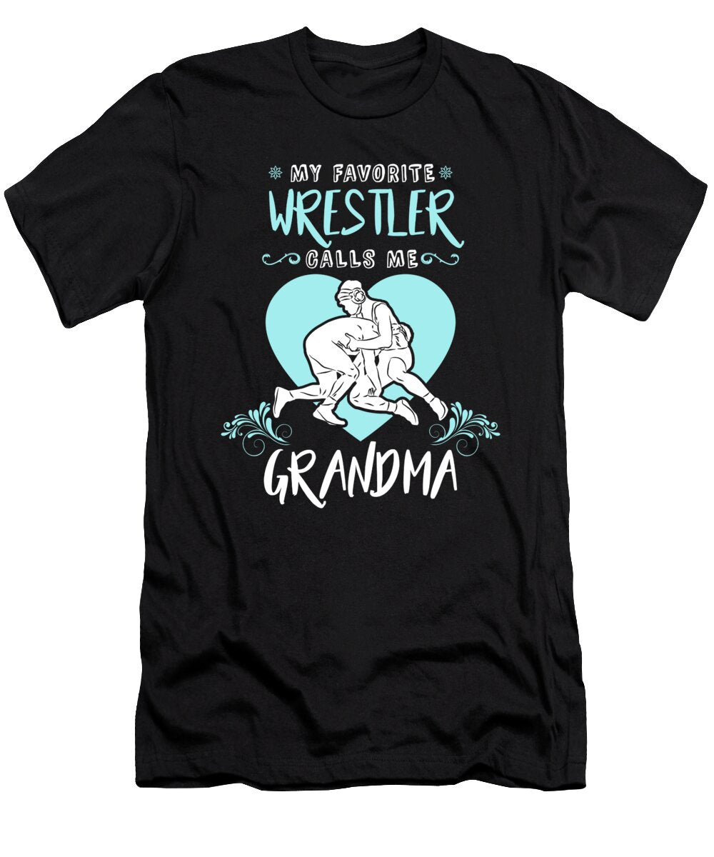 1 Wrestling Grandma Wrestler Gift Raphaelartdesign T-Shirt