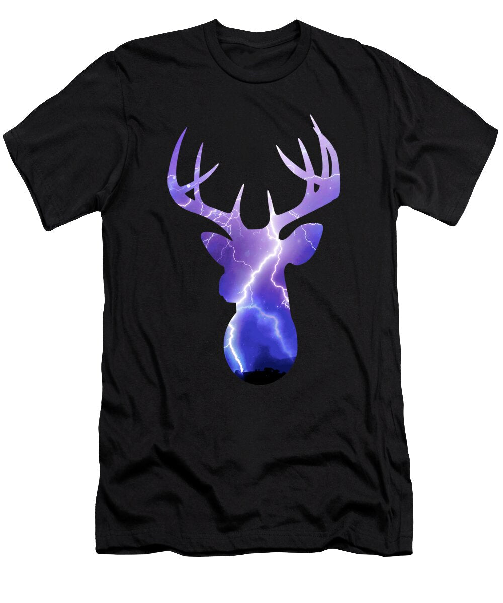 10 Abstract Dear Head Illustration Calnyto T-Shirt