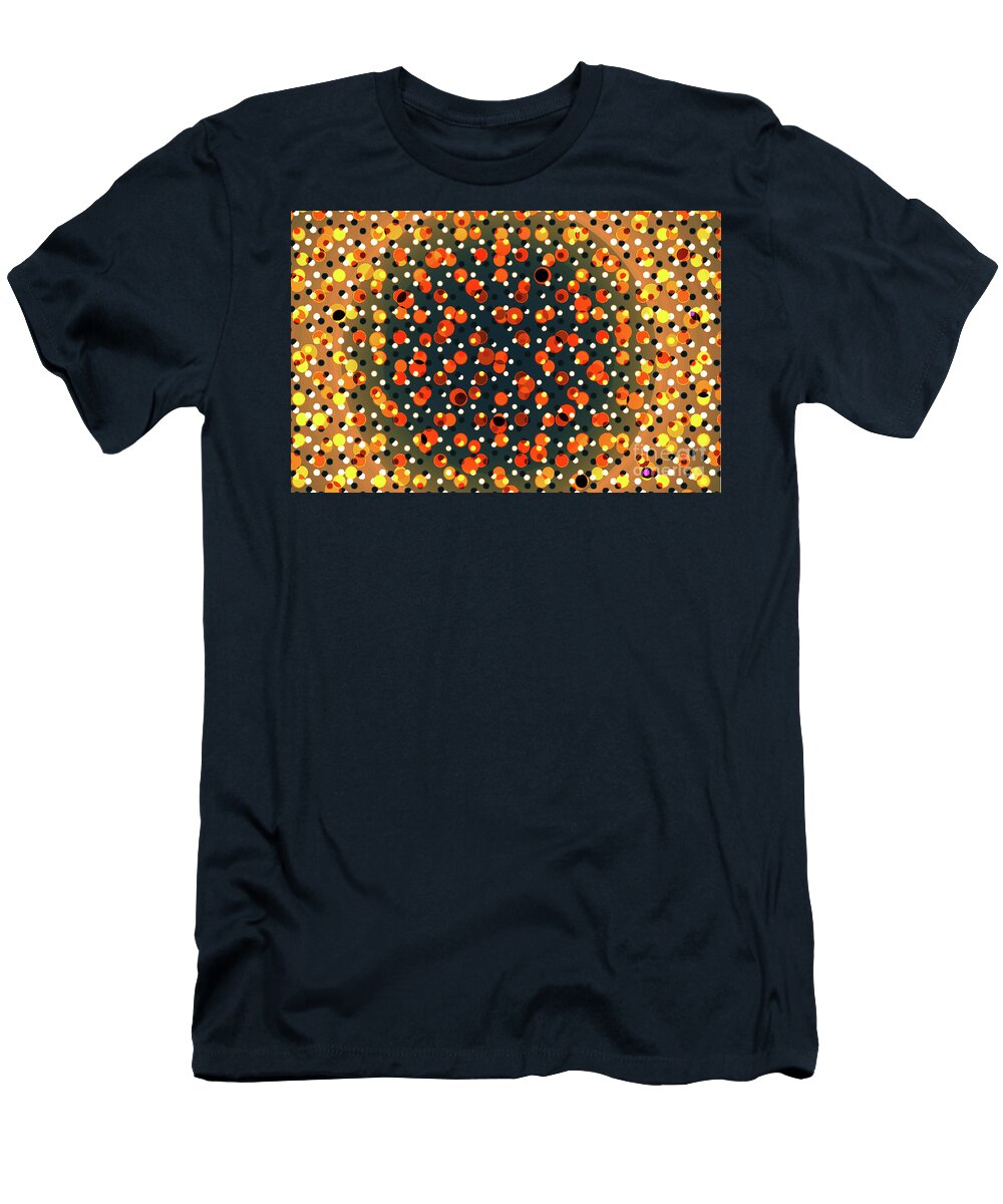 10 Dots Pattern Texture Background Flat Dotted Spotted Pattern Mo Turgay Koca T-Shirt