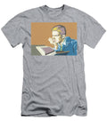 10 Man Reading a Book Csa Images T-Shirt