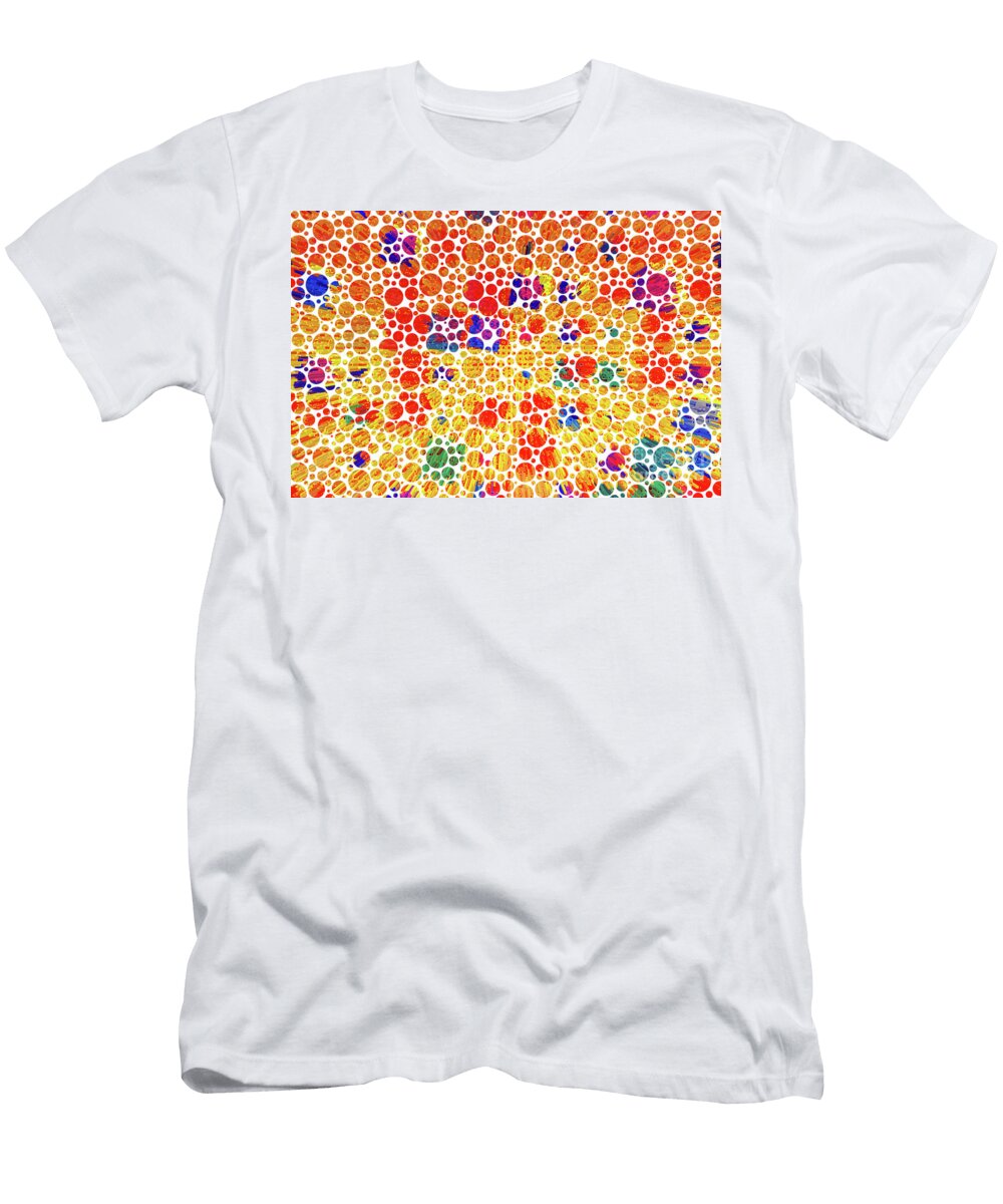 11 Dots Pattern Texture Background Flat Dotted Spotted Pattern Mo Turgay Koca T-Shirt