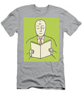 11 Man Reading a Book Csa Images T-Shirt