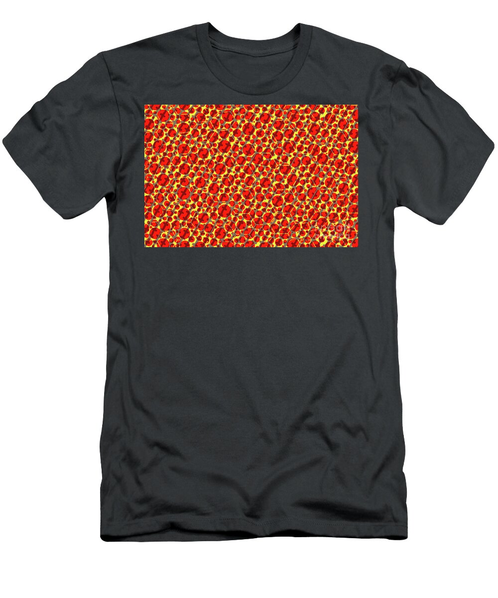 12 Dots Pattern Texture Background Flat Dotted Spotted Pattern Mo Turgay Koca T-Shirt