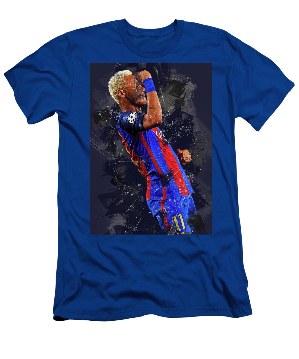 12 Neymar Neymar Da Silva Santos Junior Neymar Junior Barcelona Brasilien Olympia Neymar Leith Huber T-Shirt