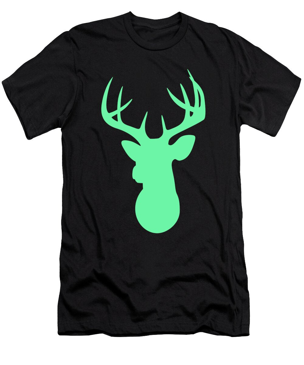 13 Abstract Dear Head Illustration Calnyto T-Shirt