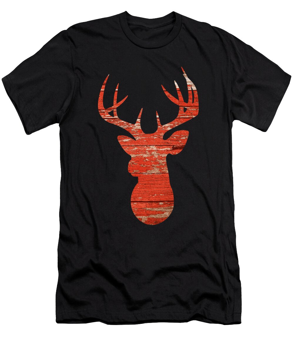 14 Abstract Dear Head Illustration Calnyto T-Shirt