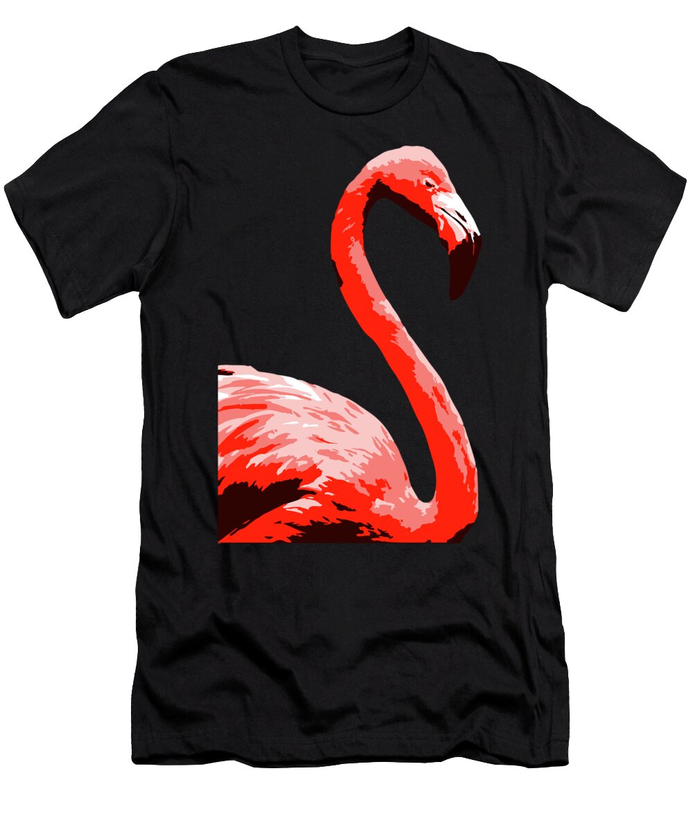 14 Flamingo Black Gryphon T-Shirt