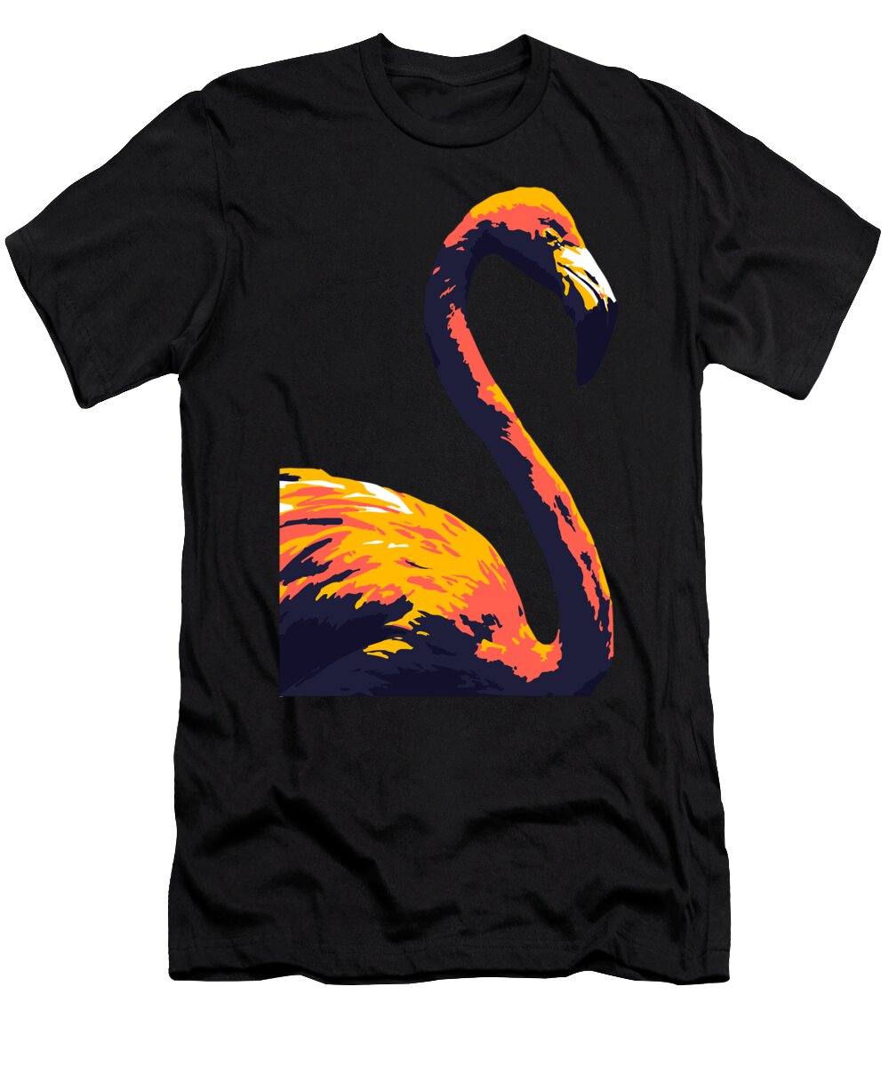 15 Flamingo Black Gryphon T-Shirt