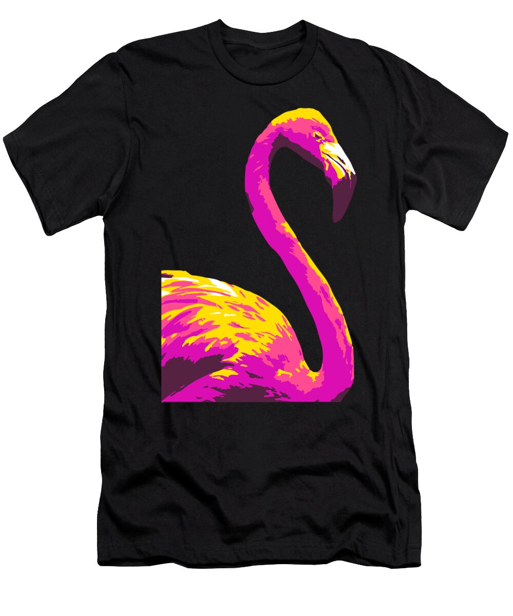 16 Flamingo Black Gryphon T-Shirt