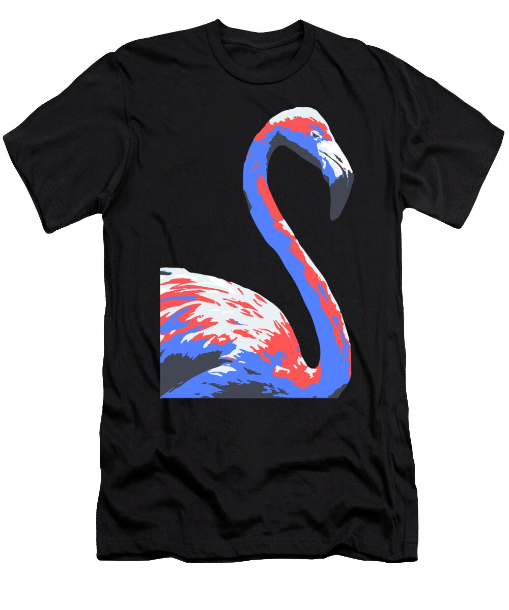 17 Flamingo Black Gryphon T-Shirt