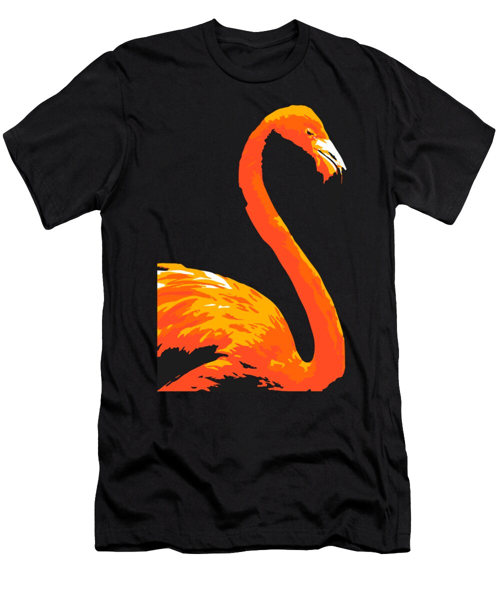 18 Flamingo Black Gryphon T-Shirt