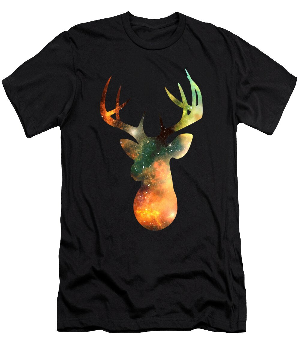 19 Abstract Dear Head Illustration Calnyto T-Shirt