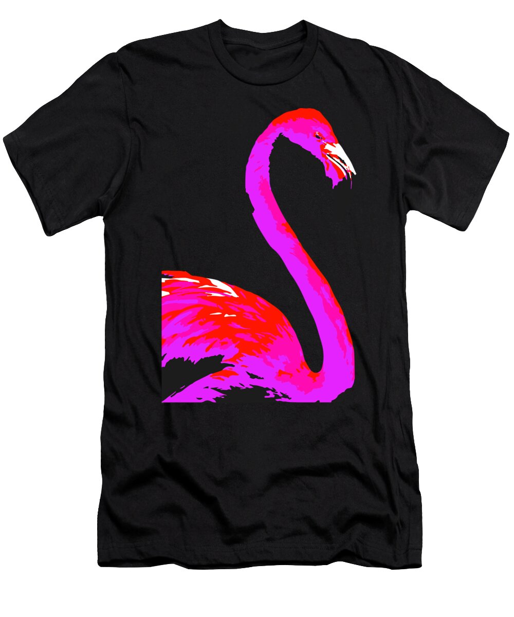 19 Flamingo Black Gryphon T-Shirt