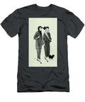 1920s Art Deco Fashion Sketch Two Women with Pomeranian Dog Jon Fennel T-Shirt