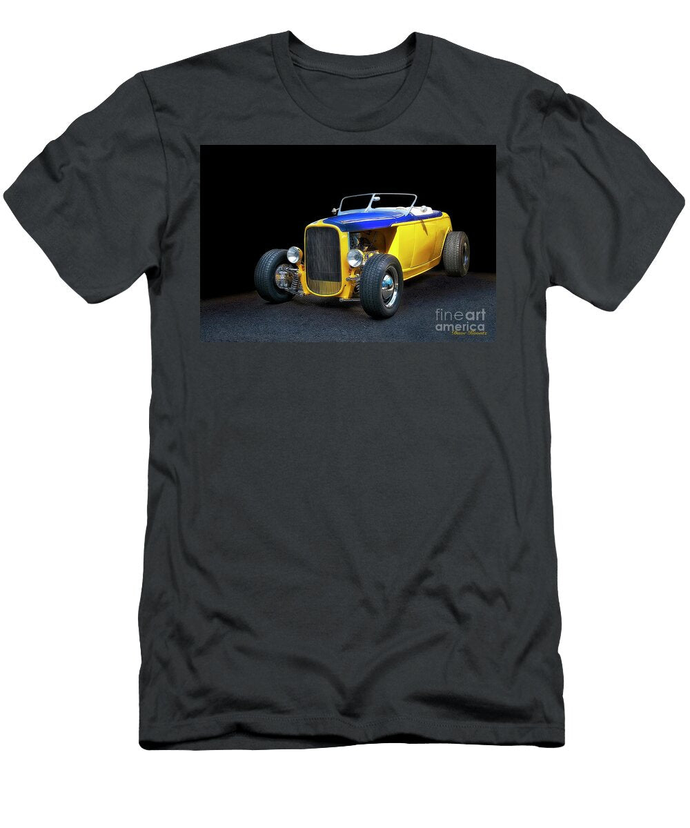 1932 Ford Hiboy Roadster Dark Studio Set Dave Koontz T-Shirt