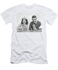 1940s Teenage Boy and Girl Drinking Vintage Images T-Shirt