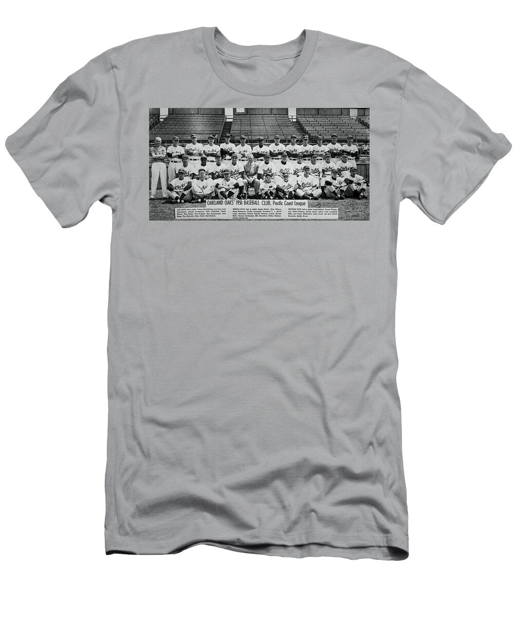 1950 Oakland Oaks Baseball Club Underwood Archives T-Shirt