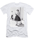 1950s 1960s Teen Girl Leaning Vintage Images T-Shirt