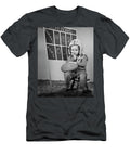 1960s Dejected Boy Wearing Helmet Vintage Images T-Shirt