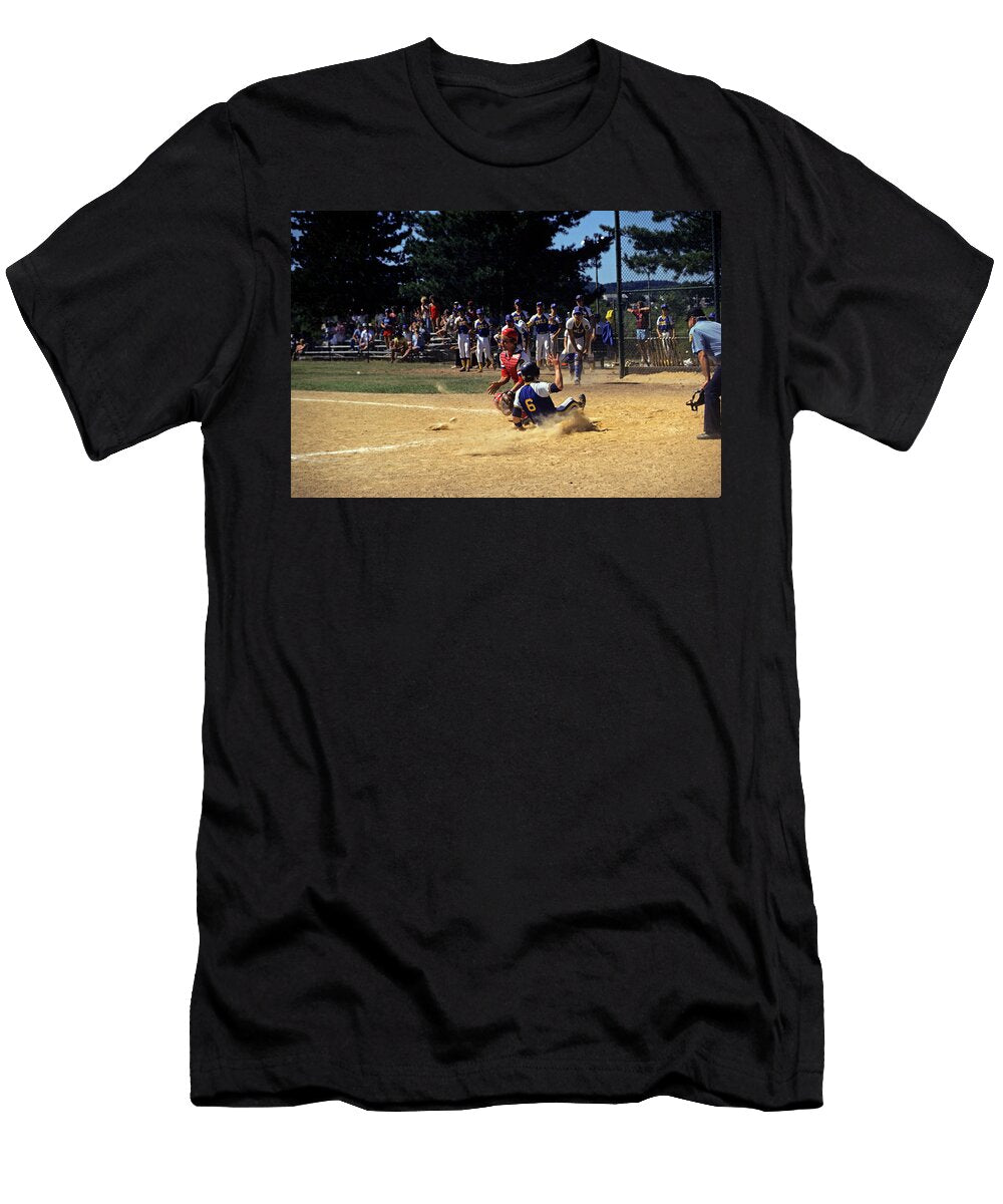 1980s Little League Baseball Game Vintage Images T-Shirt