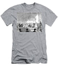 19th Century Courtroom Scene Moondance Peterson T-Shirt