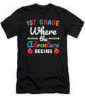 1st Grade Where the Adventure Begins Licensed Art T-Shirt