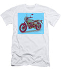 2 2016 Moto Guzzi V7ii Stornellopop Art Brush and Bike T-Shirt