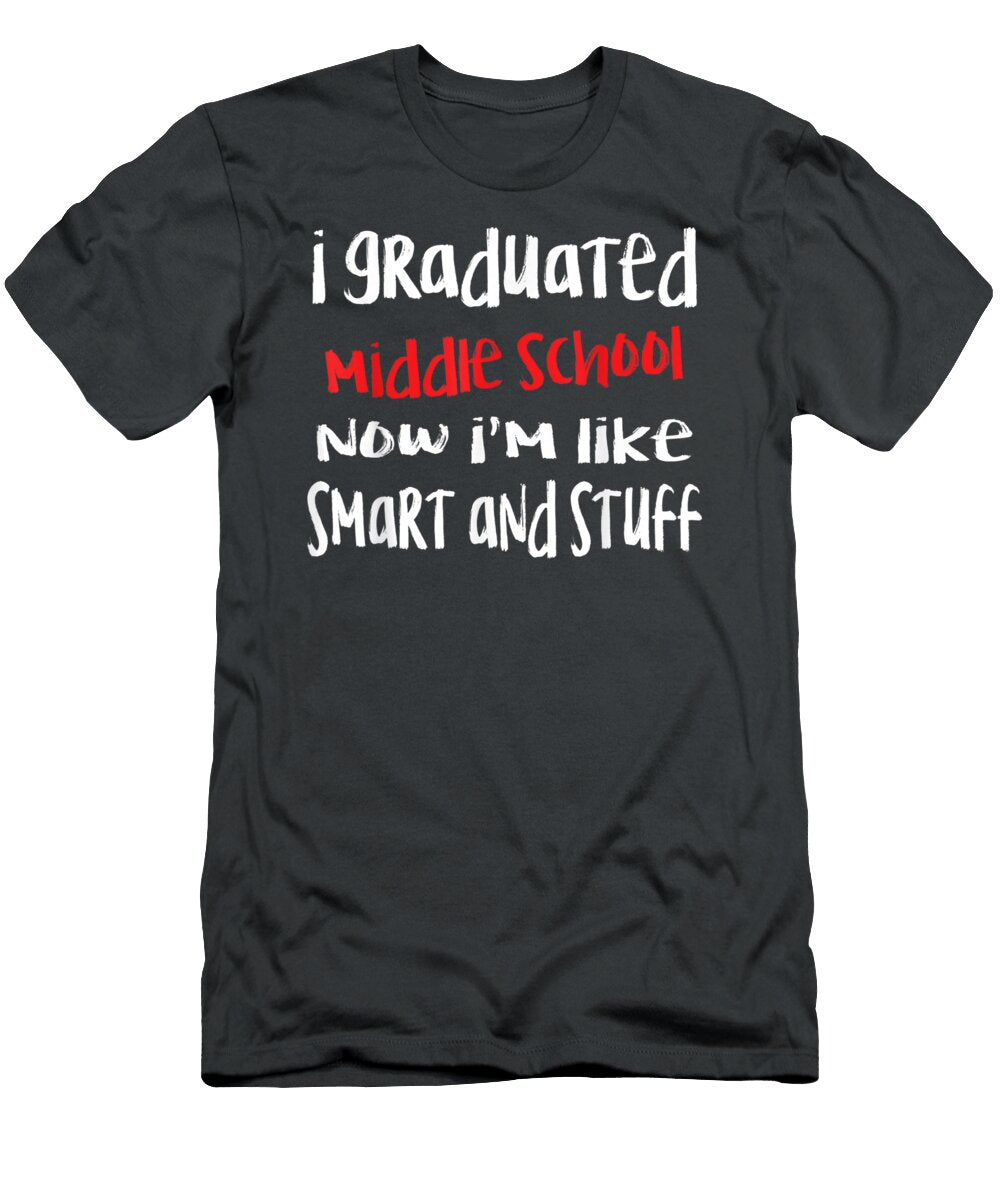 2 2021 Junior High Graduation Funny Middlechool Graduation Emir Rukayy T-Shirt