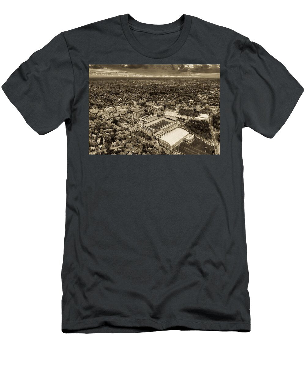 2 Aerial View of the Boston College Campus Library of Congress T-Shirt