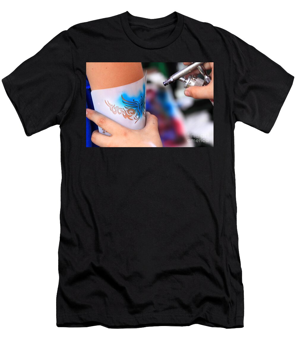2 Air Brush Tatoo Henrik Lehnerer T-Shirt
