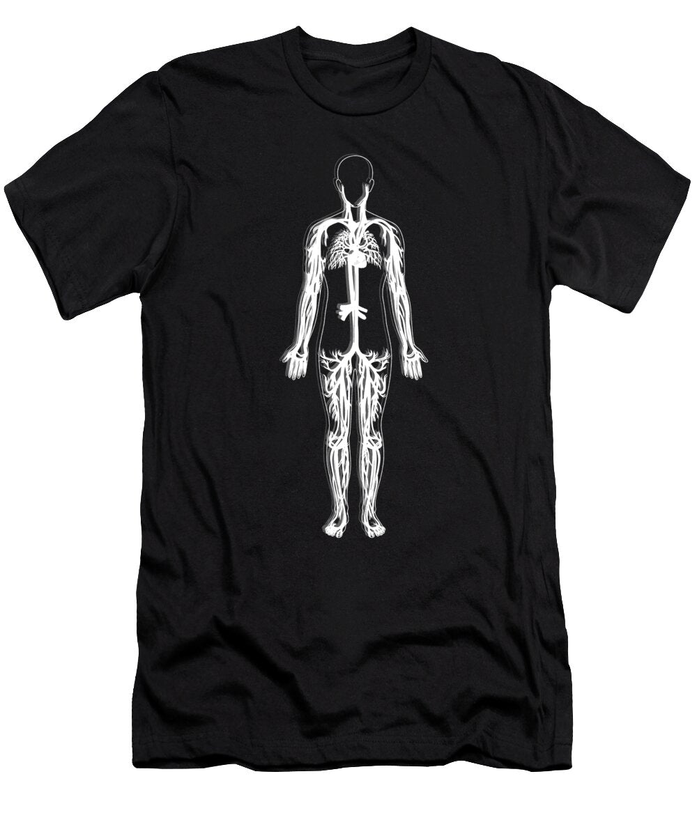 2 Anatomy Lineart Manuel Schmucker T-Shirt