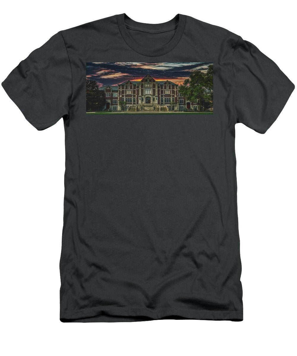 2 Ball State University Campus At Sunset Mountain Dreams T-Shirt