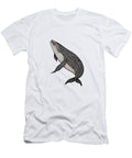 2 Black and White Whale Stencil About Passion Art T-Shirt
