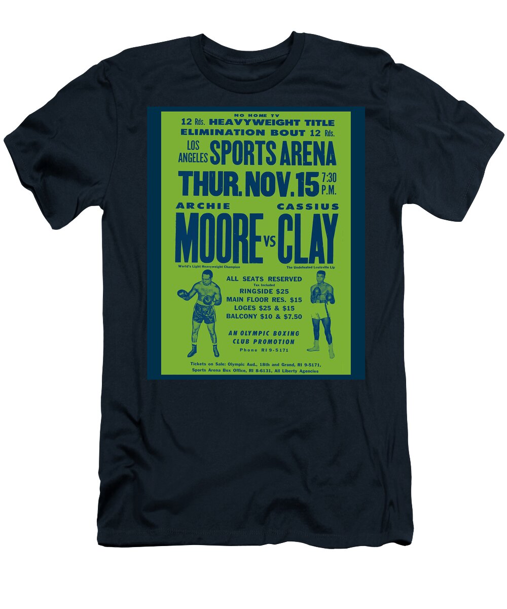 2 Cassius Clay V Archie Moore Motionage Designs T-Shirt