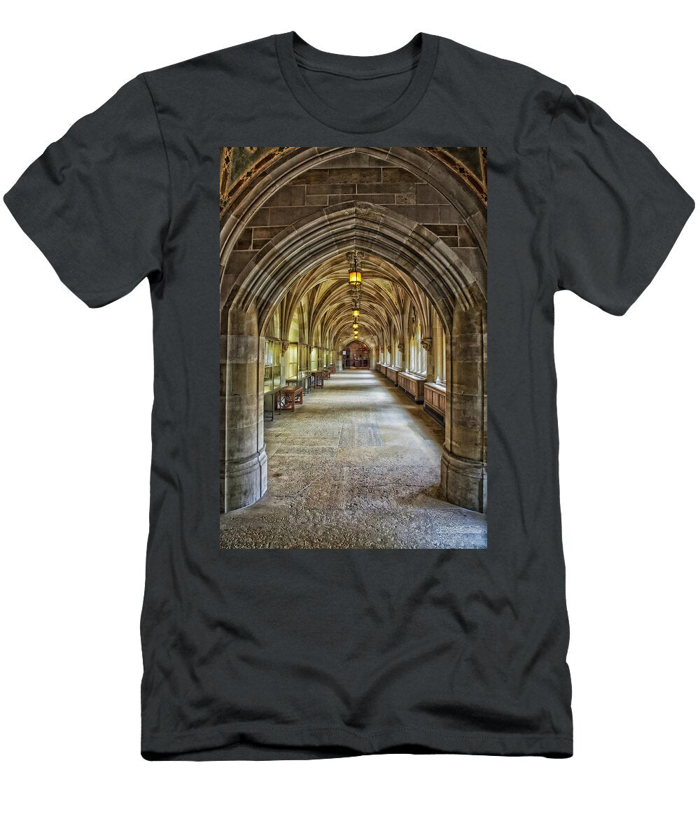 2 Cloister Hallway Inside Sterling Memorial Library Yale University Mountain Dreams T-Shirt